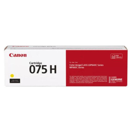 Canon lbp Crg075h High Capacity Toner Yellow (6366c002) (Cancrg-075hy)