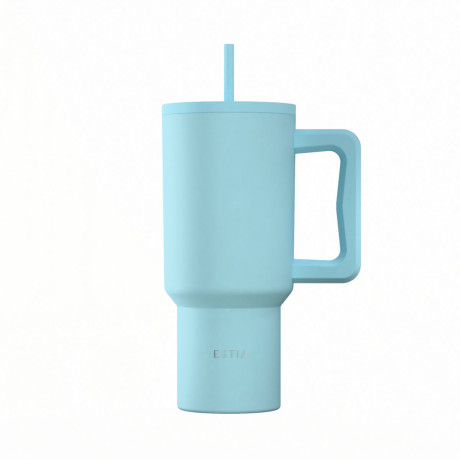 Estia Θερμος Straw Tumbler xl Save the Aegean 900ml Arctic