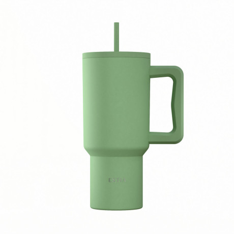 Estia Θερμος Straw Tumbler xl Save the Aegean 900ml Pine