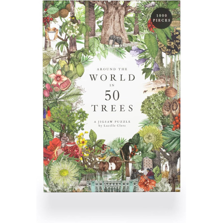 Around the World in 50 Trees: a Jigsaw Puzzle - 1000 Pieces
