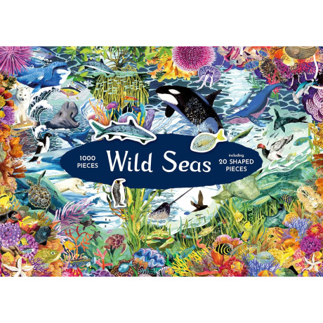 Wild Seas Jigsaw: a Jigsaw Puzzle - 1000 Pieces With 20 Shaped Pieces