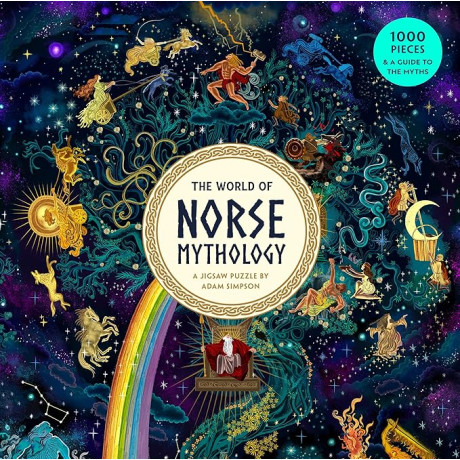 The World of Norse Mythology : a Jigsaw Puzzle - 1000 Pieces