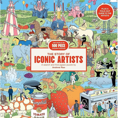 The Story of Iconic Artists: a Jigsaw Puzzle - 500 Pieces