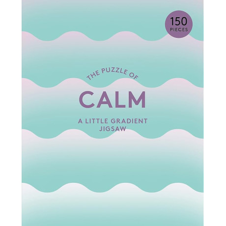 The Puzzle of Calm: 150 Piece Gradient Puzzle