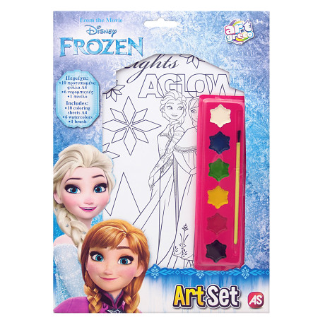 AS Φύλλα Ζωγραφικής Art Set Frozen Για 3+ Ετών