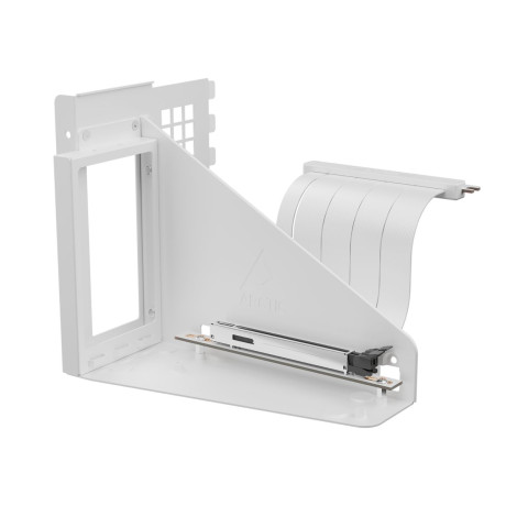 Arctic Accelero Vertical gpu Mount (White) Pcie 4.0x16 Riser Cable 160mm