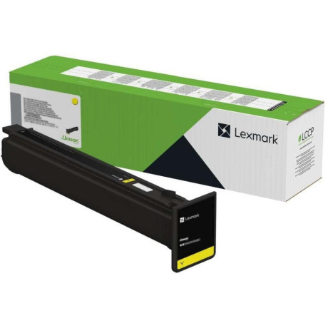 Lexmark Toner 12k Pages Standard Yield Return Progam Yellow  for Cs963, Cx833, Cx95x, Cx96x (77l20y0) (Lex77l20y0)
