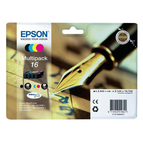 Epson Μελάνι Inkjet No.16 Multipack (C13t16264012) (Epst162640)