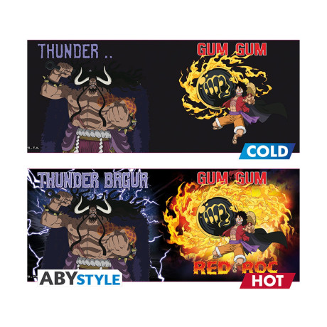 Abysse one Piece - Luffy vs Kaidou Heat Change mug (460ml) (Abymuga411)