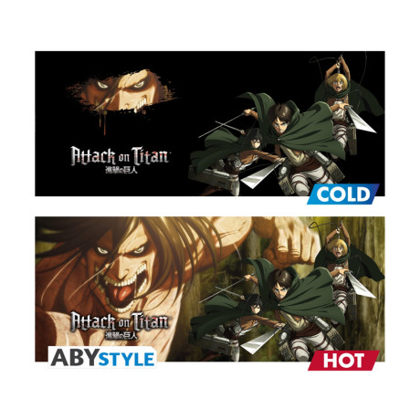 Abysse: Attack on Titan - Titans3 Heat Change mug (460ml) (Abymuga436)