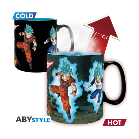 Abysse: Dragon Ball Super - Saiyans vs Black Heat Change mug (460ml) (Abymuga449)