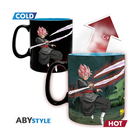 Abysse: Dragon Ball Super - Saiyans vs Black Heat Change mug (460ml) (Abymuga449)