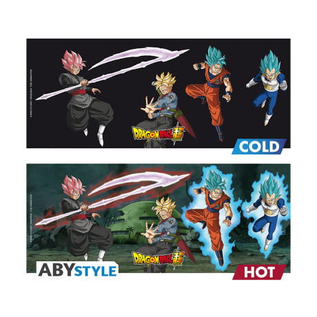 Abysse: Dragon Ball Super - Saiyans vs Black Heat Change mug (460ml) (Abymuga449)