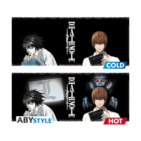 Abysse: Death Note - Kira & l Heat Change mug (460ml) (Abymuga477)