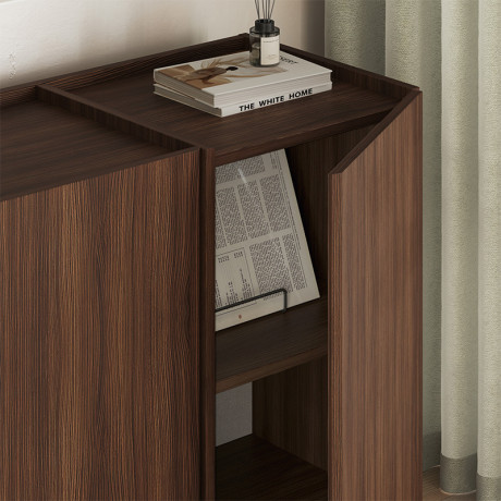 Μπουφές Dorma Megapap Χρώμα Καρυδί Milano 180x45x80,2εκ.