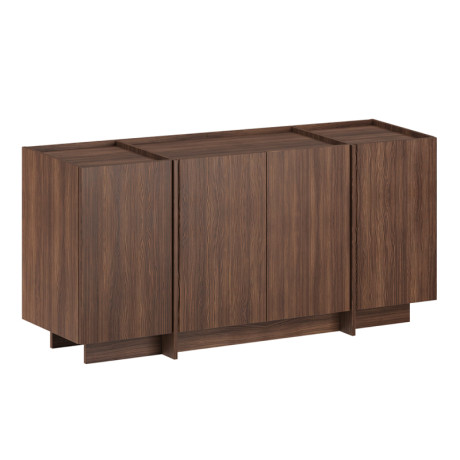 Μπουφές Dorma Megapap Χρώμα Καρυδί Milano 180x45x80,2εκ.