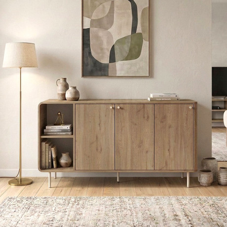 Μπουφές Colia Megapap Χρώμα Sepet oak 150x44x80εκ.