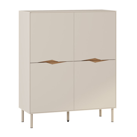 Μπουφές Marquise Megapap Χρώμα Sandstone 98x40x120εκ.