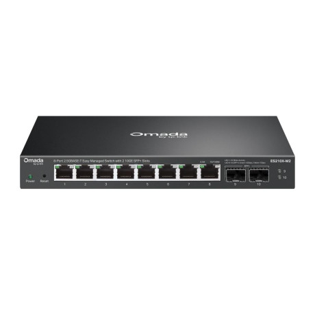 Tp-Link Omada 8-Port 2.5g Base-t Easy Managed Switch With 2 10ge Sfp+ Slots (Es210x-m2) (Tpes210x-m2)