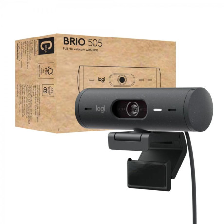 Logitech Webcam Brio 505 Black (960-001459) (Logbrio505bk)
