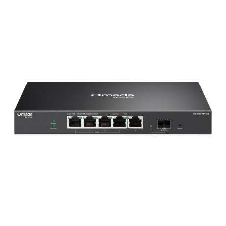 Tp-Link Omada 5-Port 2.5g Base-t and 1-Port 10ge Sfp+ Easy Managed Switch With 4-Port Poe++ (Es206xpp-m2) (Tpes206xpp-m2)