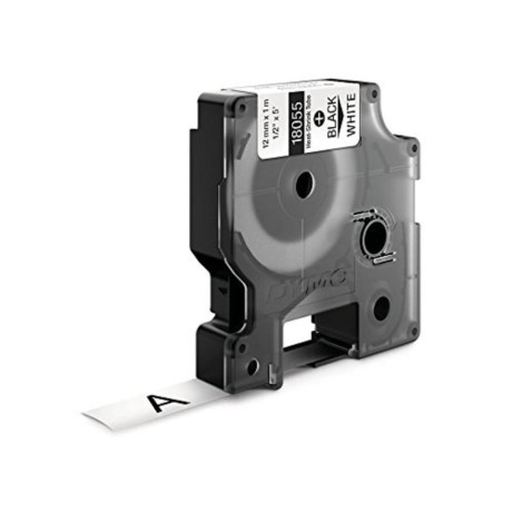 Ταινία Ετικετογράφου Dymo ind Rhino Tape Black on White 12mm (S0718300) (Dym18055)