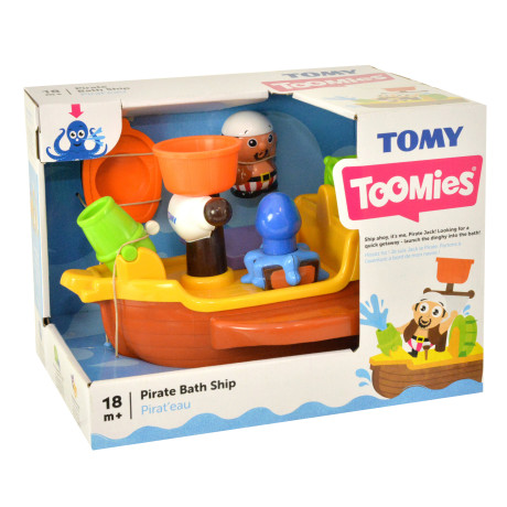 Τomy Toomies Βρεφικό Παιχνίδι Μπάνιου Καράβι Πειρατών Για 18+ Μηνών