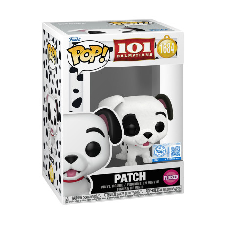 Funko Pop! Disney: 101 Dalmatians - Patch (Flocked) (Special Edition) #1684 Vinyl Figure