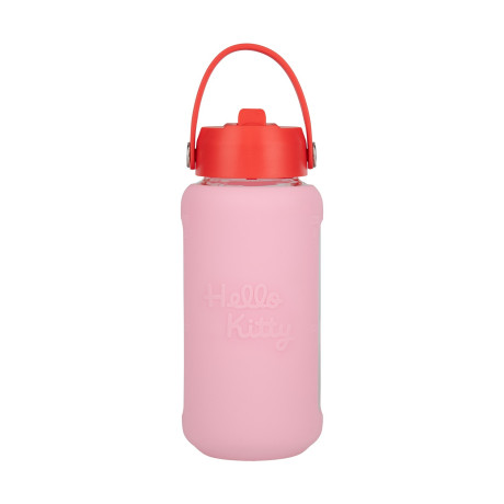 Paladone: Hello Kitty - Glass Water Bottle With Sleeve (Pp16081hk)