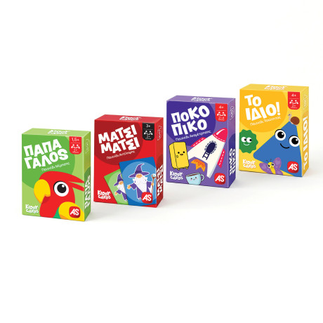 AS Games Παιχνίδια Με Κάρτες Kiddy Cards Assortment Για 18+ Μηνών
