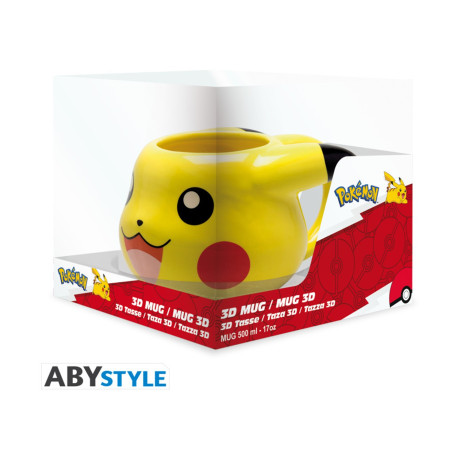 Abysse: Pokemon - Pikachu 3d mug (475ml) (Abymuga474)