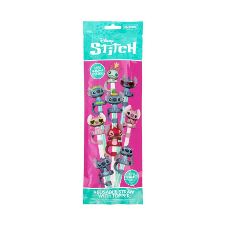 Paladone: Disney Stitch - Straws With Toppers Blind bag (Pp14004ls)