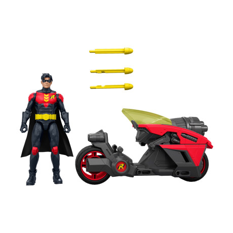 Mattel dc Super-Villains: Robin Cycle (Jmd51)