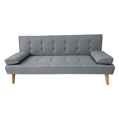 MERYL LIGHT GREY ΥΦΑΣΜΑ ΚΑΝΑΠΕΣ ΚΡΕΒΑΤΙ 170X81X74εκ.