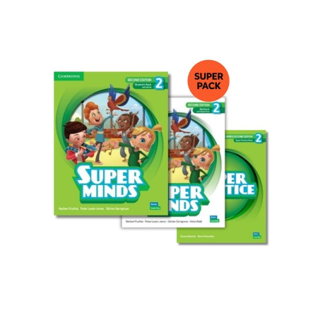 Super Minds 2 Super Pack 2 (sb + wb + Super Practice + Wordlist) 2nd ed