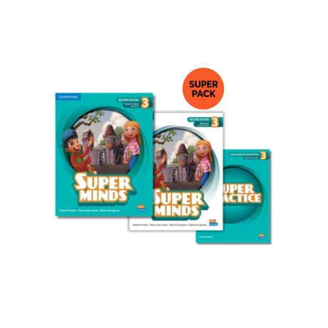 Super Minds 3 Super Pack 2 (sb + wb + Super Practice + Wordlist) 2nd ed