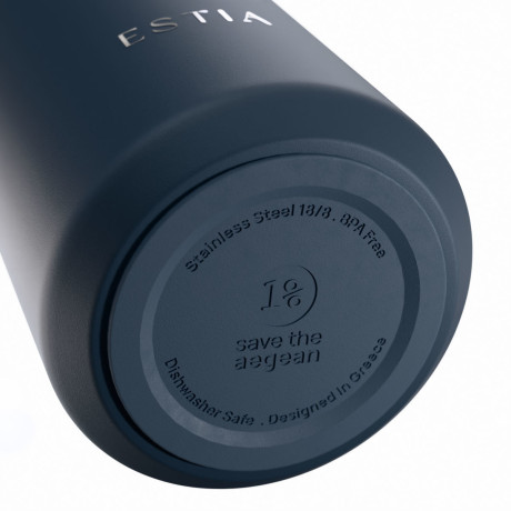 Estia Θερμος Pulse Save the Aegean 800ml Indigo
