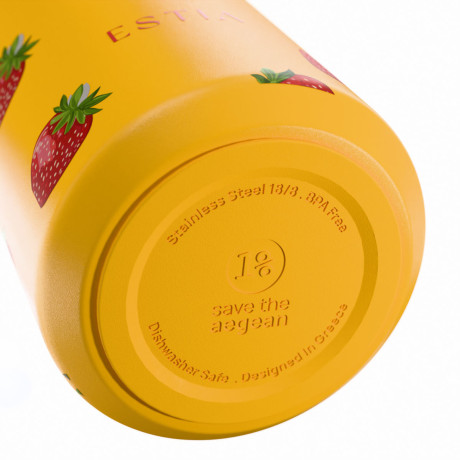 Estia Θερμος Flow  Save the Aegean 500ml Berry Bright