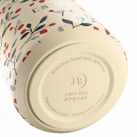 Estia Θερμος Pulse  Save the Aegean 500ml Bloom Beige