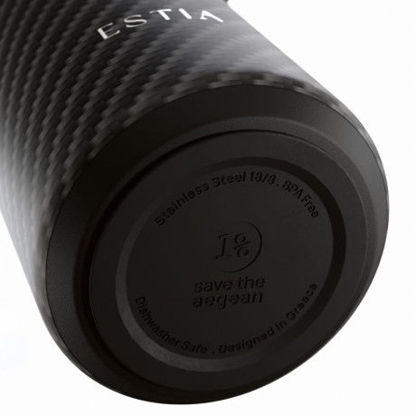 Estia Θερμος Pulse  Save the Aegean 500ml Carbon Fibre