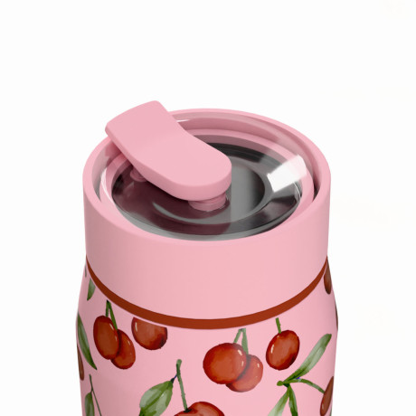 Estia Θερμος Lens Save the Aegean 360ml Cherry Rose