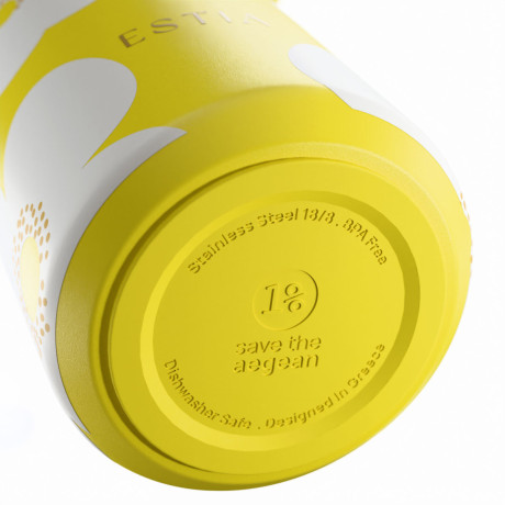 Estia Θερμος Pulse  Save the Aegean 500ml Yellow Daisy