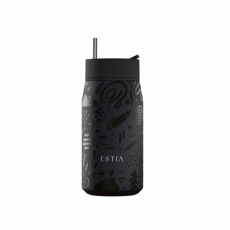 Estia Θερμος Lens Save the Aegean 360ml Noir Echo