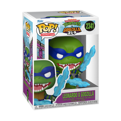 Funko Pop! Animation: Teenage Mutant Ninja Turtles x Godzilla  - Leonardo x Godzilla #2341 Vinyl Figure