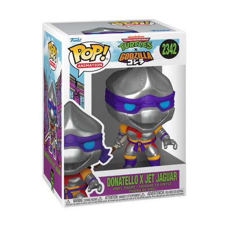 Funko Pop! Animation: Teenage Mutant Ninja Turtles x Godzilla  - Donatello x jet Jaguar #2342 Vinyl Figure