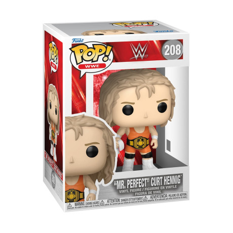 Funko Pop! Wwe: w - "mr. Perfect"curt Hennig #208 Vinyl Figure