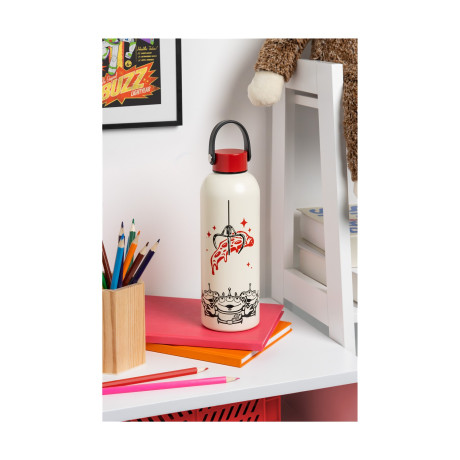 Paladone Disney: toy Story - Pizza Planet Metal Water Bottle With Carry Loop (Pp15880ts)
