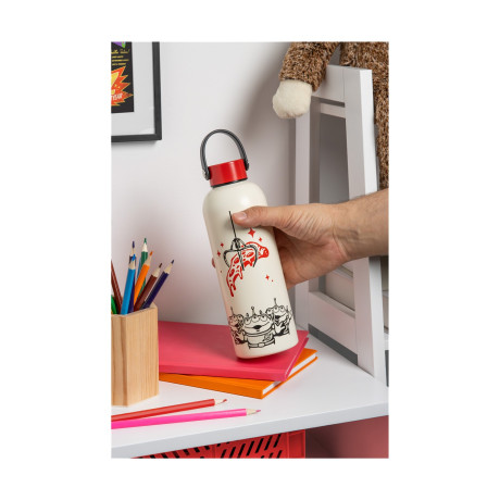 Paladone Disney: toy Story - Pizza Planet Metal Water Bottle With Carry Loop (Pp15880ts)