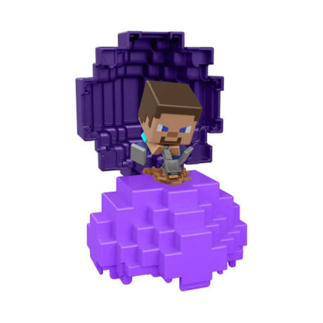 Mattel Minecraft: - Mini Eggs With Figure – mc Mace Mashin' Steve (Jjv85)