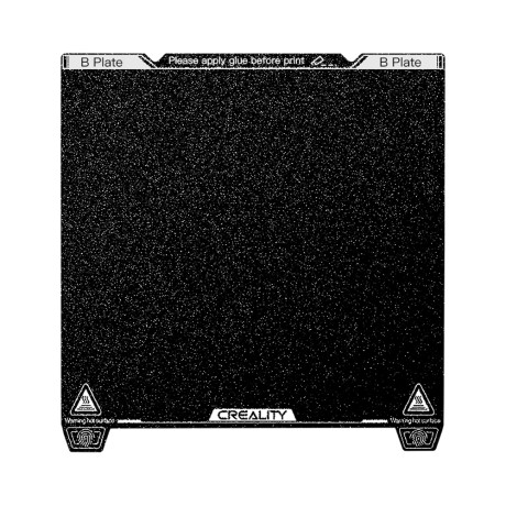 Creality k1 max pei Build Plate 315x310mm - k1 max / Ender-3 v3 Plus - no Magnetic Sticker